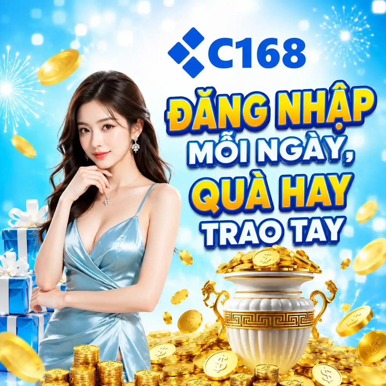 c168 đăng nhập mỗi ngày quà hay trao tay